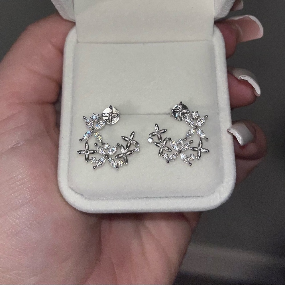 Elegant Sterling Silver Earrings